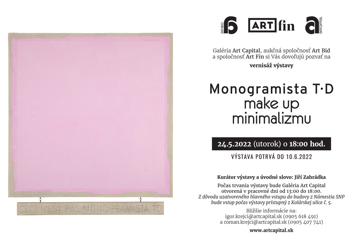 MONOGRAMISTA T·D: make up minimalizmu